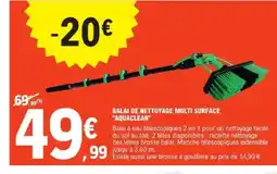E.Leclerc Brico Balai de nettoyage multi surface aquaclean offre