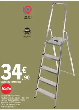 E.Leclerc Brico HAILO Escabeau 5 marches offre