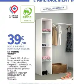 E.Leclerc Brico Kit dressing prima offre