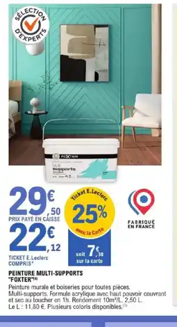 E.Leclerc Brico FOXTER Peinture multi-supports offre