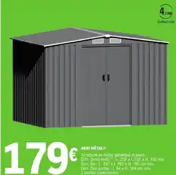 E.Leclerc Brico Abri métal offre