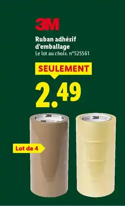 Lidl 3M Ruban adhésif d'emballage offre