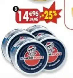 Maximo Lot de 4 boîtes de tranche de thon albacore au naturel offre