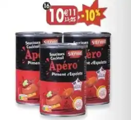 Maximo Lot de 3 boîtes 1/2 de saucisses apéritives au piment d'espelette offre