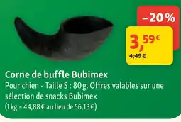 Maxi Zoo Corne de buffle Bubimex offre