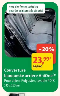 Maxi Zoo Couverture banquette arrière AniOne offre