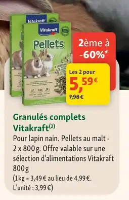 Maxi Zoo VITAKRAFT Granulés complets offre