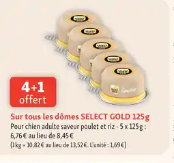 Maxi Zoo SELECT GOLD Sur tous les dômes offre