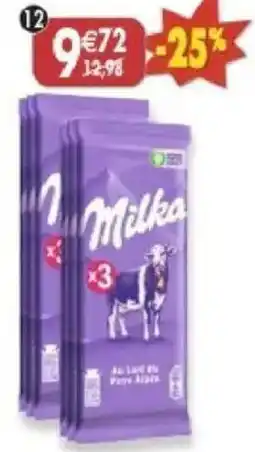 Maximo Lot de 2x3 tablettes. de chocolat au lait offre