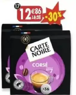 Maximo lot de 2 paquets de 36 dosettes corse offre