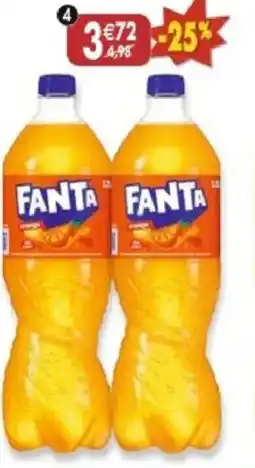 Maximo Lot de 2 bouteilles de fanta orange offre