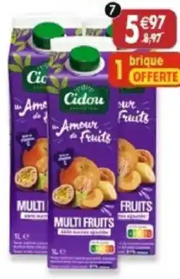 Maximo Lot de 2 briques de nectar multifruits sans sucres ajoutés offre