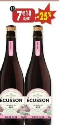 Maximo Lot de 2 bouteilles de cidre rosé 3° offre