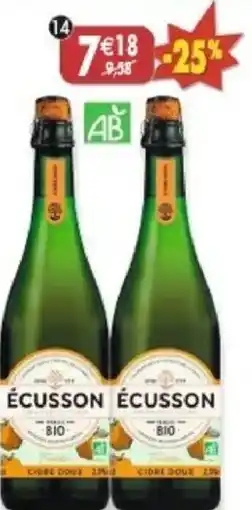 Maximo Lot de 2 bouteilles de cidre doux fruité 2,5" offre