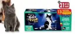 Maximo 31 sachets de félix tendres effilés sélection de poissons en gelée offre