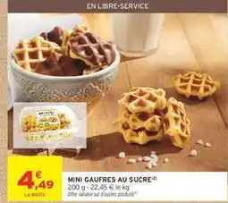 Intermarché Hyper MINI GAUFRES AU SUCRE offre