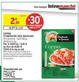 Intermarché Hyper COPPA ITINÉRAIRE DES SAVEURS offre
