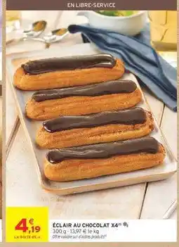 Intermarché Hyper ÉCLAIR AU CHOCOLAT X4 offre