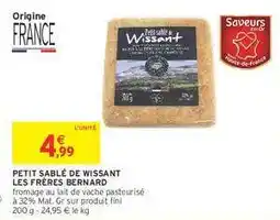 Intermarché Hyper PETIT SABLÉ DE WISSANT LES FRÈRES BERNARD offre