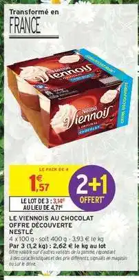 Intermarché Le Viennois au Chocolat offre