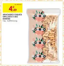 Intermarché Arachides Coques Grillées à Sec Domino offre