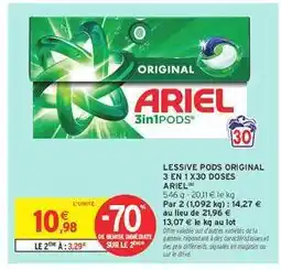 Intermarché ARIEL 3in1 Pods offre