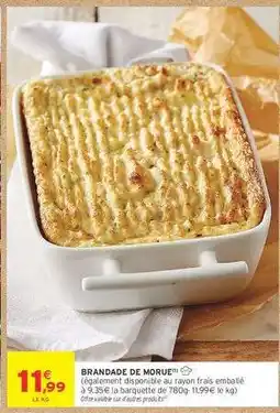Intermarché Brandade De Morue offre