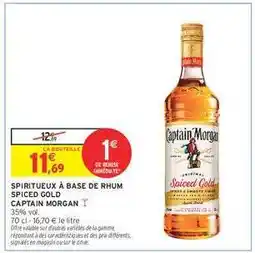 Intermarché Hyper Captain Morgan Spiced Gold offre