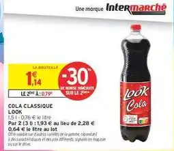 Intermarché Hyper COLA CLASSIQUE LOOK offre