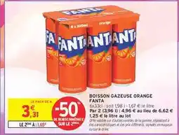 Intermarché Boisson gazeuse orange Fanta offre