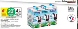 Intermarché LAIT UHT DEMI-ÉCRÉMÉ BRIQUE PÂTURAGES offre