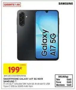 Intermarché Hyper SMARTPHONE GALAXY A17 5G NOIR offre