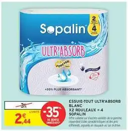 Intermarché Hyper Sopalin Ultra'Absorb offre