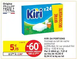 Intermarché KIRI 24 PORTIONS offre