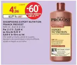 Intermarché Shampooing Expert Nutrition Franck Provost offre