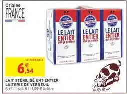 Intermarché LE LAIT ENTIER offre