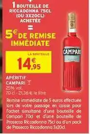 Intermarché Apéritif Campari offre