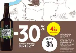 Intermarché Express Anosteké bière blonde offre