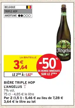Intermarché Express L'angelus bière triple hop offre