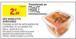 Intermarché Express Apér'idées dés mimolette offre