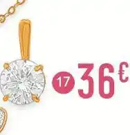 E.Leclerc Pendentif oxyde de zirconium offre