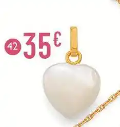 E.Leclerc Pendentif nacre, or jaune offre