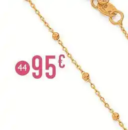 E.Leclerc Bracelet maille boule offre