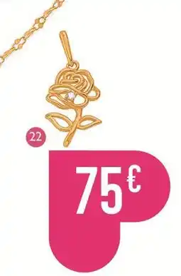 E.Leclerc Pendentif oxyde de zirconium offre