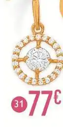 E.Leclerc Pendentif oxydes de zirconium offre