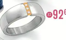E.Leclerc Bague en acier et diamants offre
