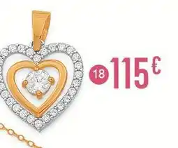 E.Leclerc Pendentif oxydes de zirconium offre