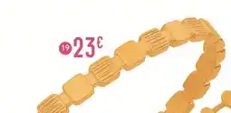 E.Leclerc Bracelet jonc en acier doré offre