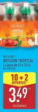 ALDI Rio - boisson tropical offre