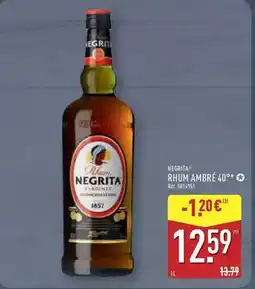 ALDI Negrita - rhum ambré offre